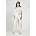 thumbnail image 5 of Conjunto texturizado con cinto Roman Fashion /Juvenil, 769 (Hueso) beige G, 5 of 5