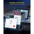 thumbnail image 6 of LAMTTO 11" Wireless CarPlay & Android Auto Screen, Built-in Video Apps & Screen Mirroring, Portable Apple CarPlay with 720p Backup Camera, 6 of 10