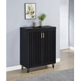 thumbnail image 2 of Brixton 2-door Entryway Shoe Storage Cabinets Black, 2 of 11
