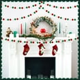 thumbnail image 4 of 4 Pack 26.3 Feet Christmas Pom Pom Garland Ornaments 30 Balls Garlands Christmas Felt Garland Hanging Supplies for Xmas School Fireplace Wall Home Party Decor, 4 of 7