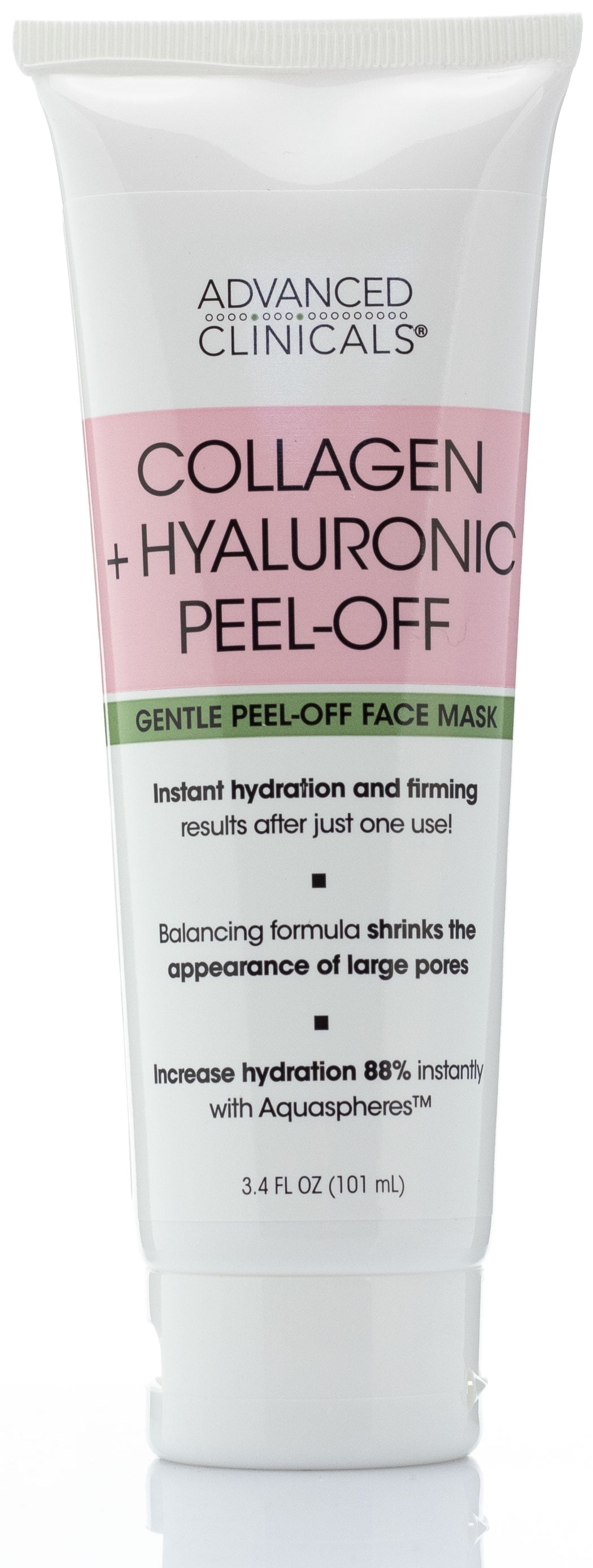 Advanced Clinicals Collagen + Hyaluronic Acid AntiAging PeelOff Face