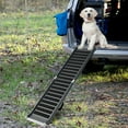 thumbnail image 4 of 63 Inch Dog Car Ramp, Folding Portable Pet Ramp for Large Old Dogs with Side Rails & Security Lock & Carry Handle, Steel Frame for Cars, Onto Sofas, Beds, Supports Up to 265 lbs, 4 of 5