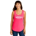 thumbnail image 3 of Somebody's Emergency Contact Tank Top for Women Funny Sleeveless Tee for Ladies Neon Pink Tank Top XX-Large, 3 of 4