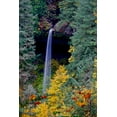 thumbnail image 2 of Susan Vizvary Photography 13x18 Black Ornate Wood Framed with Double Matting Museum Art Print Titled - Love Falls 2, 2 of 4