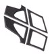thumbnail image 1 of Marco 4 Uds Cubierta De Ventilación De Aire Para Tablero Salida Embellecedor De Fibra De Carbono Ajuste Izquierdo/derecho Para Mitsubishi Lancer 2008-2016, 1 of 7