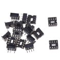 thumbnail image 1 of 20 X 8 Pin 2.54mm Pitch Ic Sockets Solder Type Adaptor, 1 of 3