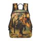 thumbnail image 1 of Fotbe Realistic Style Forest Dinosaur Mochila Ligera para Hombres y Mujeres - Duradera y Resistente al Agua, Ideal para Escuela, Trabajo, Viajes y Uso Diario, 1 of 7