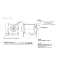 thumbnail image 4 of Captive Aire Direct Drive Square Inline Dishwasher Exhaust Fan- (Open Drip Proof Electronically Commutated Motor) 1.0 HP 115 Volt Single Phase Motor, 1200-2500 CFM (SIF15DD-SS), 4 of 4