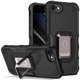 thumbnail image 1 of Funda para iPhone SE 2022 (3.ª generación), iPhone SE 2020, iPhone 8 y iPhone 7, con soporte de anillo, híbrida, resistente y todo incluido, para iPhone de 4,7 pulgadas, color negro, 1 of 8