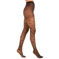 thumbnail image 2 of INC International Concepts Women's Sheer Star Tights, Black, S/M, 2 of 3