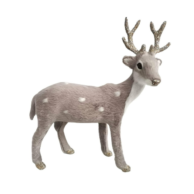 YIDEDE Small Deer Miniature Forest Animals Ornaments Fawn Xmas Elk