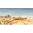 thumbnail image 2 of Dianne Miller 18x11 White Modern Wood Framed Museum Art Print Titled - The Sound Shoreline II, 2 of 4