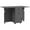 Grey, variant on HOMCOM Folding Dining Table with Storage Drop Leaf Tables for Small Spaces