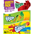 thumbnail image 2 of Fruit Roll-Ups Fruit By The Foot Fruit Gushers Variety Pack 16 Pouches, 2 of 9