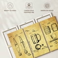 thumbnail image 6 of Elephant Stock Beer Compilation Patent Wall Art - Horizontal Multi Panel Canvas - Kitchen Wall Decor - Patent Multi Panel - Black And Yellow Decor - 50" x 32", 6 of 8