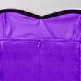 thumbnail image 7 of VEKDONE Women Velvet Tube Dress with Removable Shawl A-Line Swing Cocktail Dresses Formal Wedding Guest Prom Party Midi Dress Purple L, 7 of 7