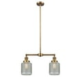 thumbnail image 5 of Innovations Lighting 209-AB-G262 Stanton 2 Light 23" Wide Linear Chandelier / Semi-Flush, 5 of 7