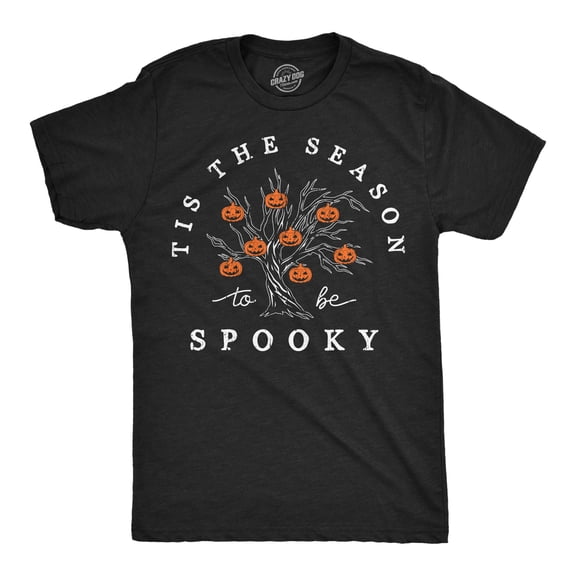 Mens Funny T Shirts Tis The Season To Be Spooky Sarcastic Halloween Graphic Novelty Tee For Men Graphic Tees