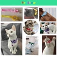 thumbnail image 2 of Miaocao Puppy Collar with Bell and Flower, 2 Pack XS Dog Collars with Bell and Floral Girl Cute for XXS XS Extra Small Female Dogs Cats Tiny Pets Little Kitten Yorkie Chihuahua Pink Purple, 2 of 7