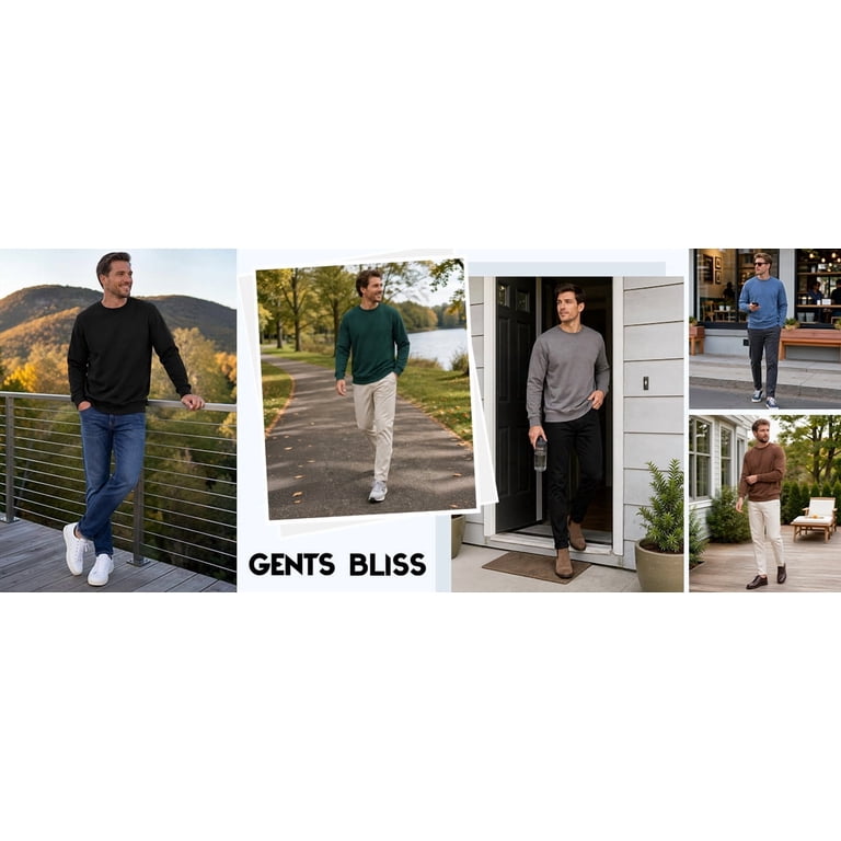 Gents Bliss Men's Fleece Crewneck Sweatshirt photo 7