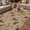 Brown, variant on Brown Cow Skull Outdoor Rug for Patio/Deck/Porch, Non-Slip Large Area Rug 5 x 7 Ft, Southwestern Vintage Cowboy Boots Burlap Indoor Outdoor Rugs Washable Area Rugs, Camping Rug Carpet Runner