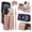 Rosegold, variant on ELEHOLD Wallet Case for iPhone 16 Plus, PU Leather Flip Case with Crossbody & Wrist Strap,Full Protection Case with Card Slots & Kickstand,Black
