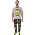 thumbnail image 6 of Dr. Seuss The Grinch Stink, Stank, Stunk! 3 Piece Gift Pajama Set - Fleece Pajama Pants, Shirt, And Cozy Socks, 6 of 7