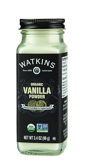 (Pack of 3), Watkins Organic Vanilla Powder, 3.4 oz