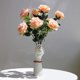thumbnail image 2 of Florero de cerámica de arte moderno de 9 pulgadas que sostiene plantas contenedor de flores, florero de brazo blanco de mesa para decoración de oficina en el hogar, 2 of 5