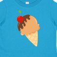 thumbnail image 4 of Inktastic Ice Cream Cone, Ice Cream Scoop, Chocolate Ice Cream, Cherry Boys or Girls Toddler T-Shirt, 4 of 5