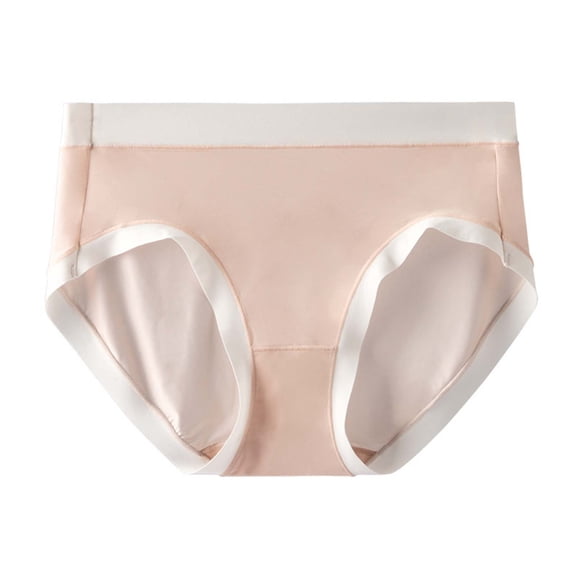 VONCOS Womens Cotton Briefs 5-Pack, Mid Rise Breathable Underwear with Soft Waistband, Beige,Size M