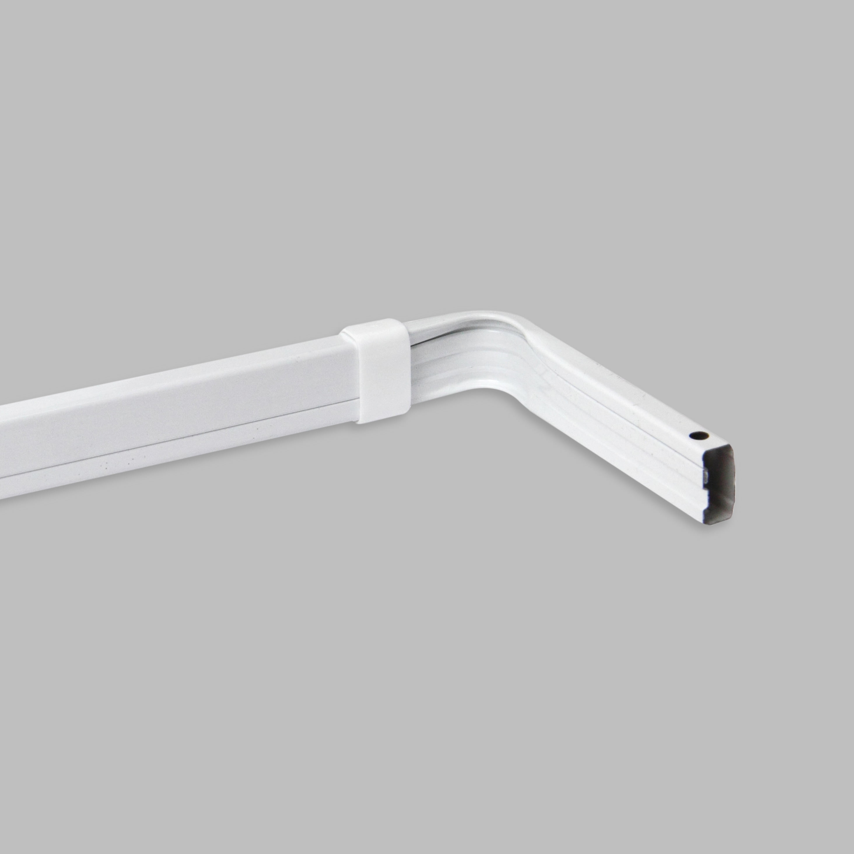 InStyleDesign  Adjustable Lockseam Curtain Rod with 3-inch Clearance
