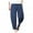 Blue, variant on Edvintorg Sweatpants for Men 2025 New Men's Casual Fashion Loose Cotton Linen Pure Color Pocket Comfort Long Pant