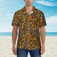 thumbnail image 2 of Zufioo Picnic Hawaiian Shirt for Men,Beach Shirts Tropical Vacation Shirts,Sleeve Casual Button Down Shirt with Pocket for Travel,Beach,Party,daily,3X-Large, 2 of 7
