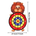 thumbnail image 2 of Objetivos Colgantes, Regalo Para Niños, Dispositivo De Seguridad, Tablas De Tiro Educativas Tempranas, Tiempo Libre, Juguetes Deportivos, Juego De Diana De Dibujos Animados 1 Juego qarigey OD015626-01, 2 of 5