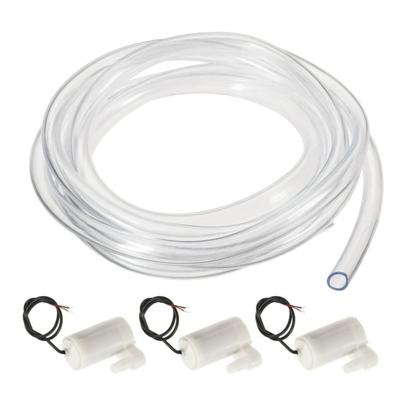 Uxcell DC 5V Vertical Style with Clear Vinyl Tube Micro Submersible Water Pump