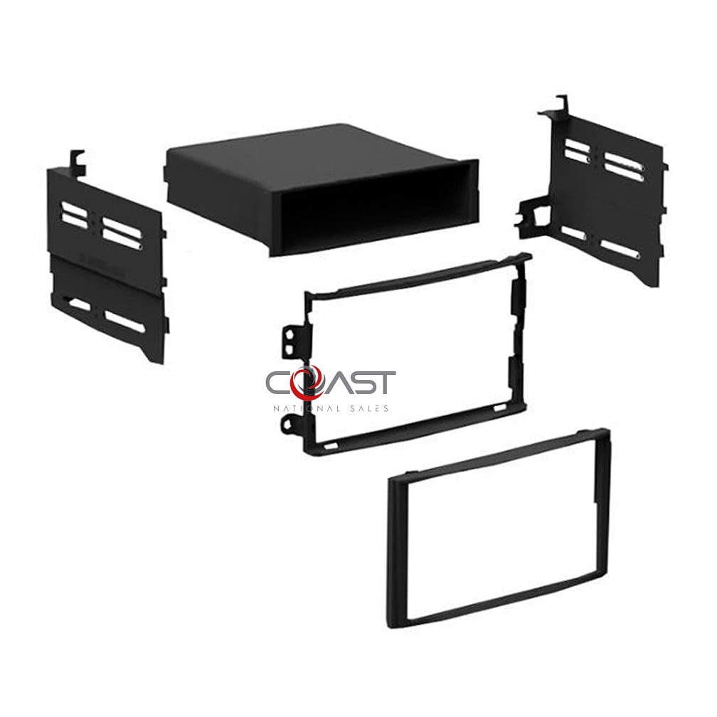 Car Single Double DIN Stereo Dash Kit Harness Combo for 2006-2008 Nissan 350Z