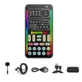 thumbnail image 5 of I9 Voice Changer Full Kit, Multiple Sound Effects, Bluetooth Live Sound Card, Ultra-thin Portable Live Sound Card, Microphone Tool, 5 of 5