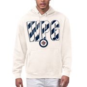Men's Starter Cream Winnipeg Jets City Abbreviation Fleece Hoodie