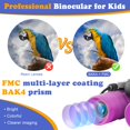 thumbnail image 3 of Binoculares OBUBY Real 8x21 de alta resolución para niños de 3 a 12 años, 3 of 7