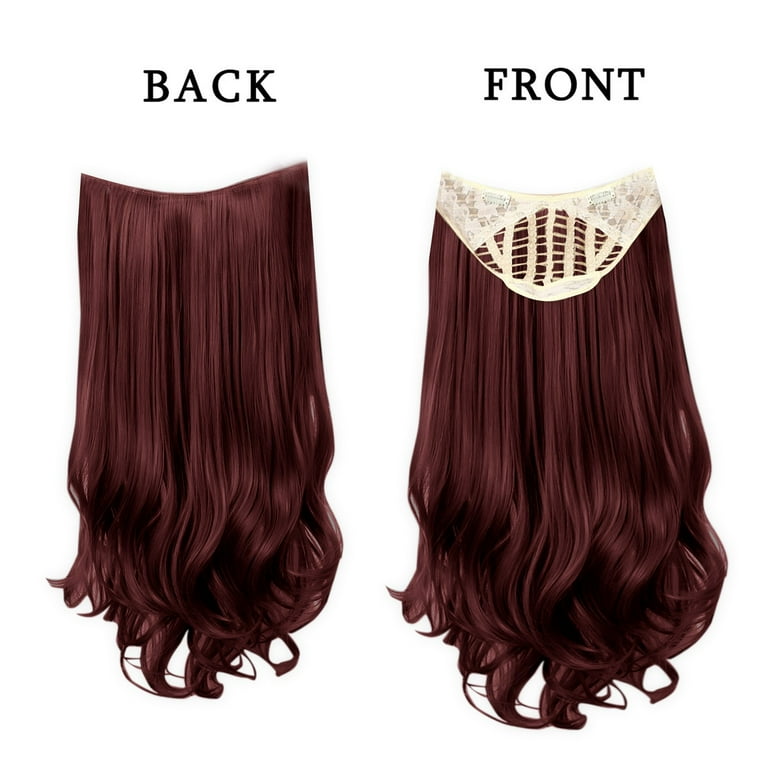 UYUH 24 Inch Wig Female Long Curly Hair Big Long Hair Natural Long