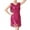 Hot Pink, variant on Joau Womens Sparkly Sequin Tassel Fringe Flapper Latin Dance Dress V-Neck Bodycon Glitter Cocktail Dresses Evening Party Club Prom Mini Dress Ballroom Costumes
