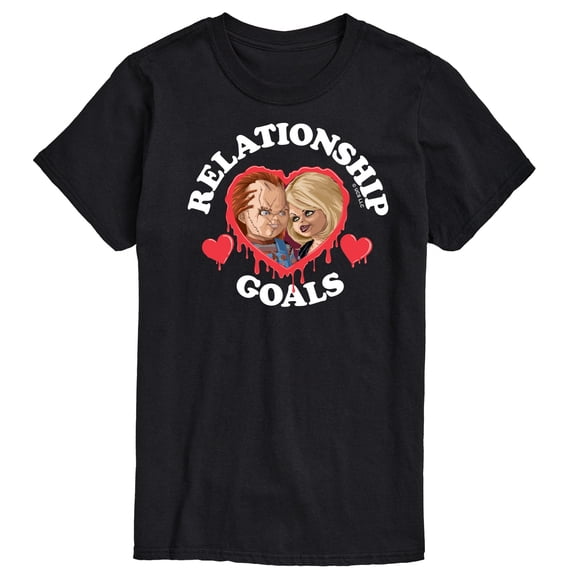 Chucky - Bride of Chucky Valentine Relationship Goals - Men's Short Sleeve Graphic T-Shirt