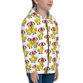 thumbnail image 5 of Kdxio Rubber Duck Chicken Bird Pattern Kids Boys Girls Zip Up Hoodie 3D Printed Hooded Sweatshirt Hoody Coat with Pocket 7-12 Y-Medium, 5 of 6