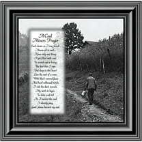 Coal Miner's Prayer Picture Frame, Coal Mining Gifts, Miner's Decor, 10x10 8592