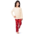 thumbnail image 3 of Fruit of the Loom Christmas Holiday Family Matching Fleece Pajama Sleep Sets, Sizes XS-3XL, 3 of 18