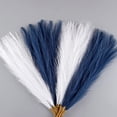 thumbnail image 1 of Aceites decorativos para césped de pampa, azul y blanco, 30 unidades, 43 cm, 1 of 7