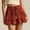 Red, variant on Sentmoon Summer Skirts for Women 2025 Plus Size Drawstring High Waist Boho Skirts Flowy Pleated Beach Solid Color Loose Breathable Tennis Skirts for Women Active Summer for Party Beige S