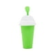 thumbnail image 1 of Maker Ice Cup Travel Portable Double Layer Silica Cup Pinch Cup Hot Summer Cooler Smoothie Silicon Cup Pinch into Ice Adulto para niños Slushy Ice Cup, Green Sincero Hogar, 1 of 7