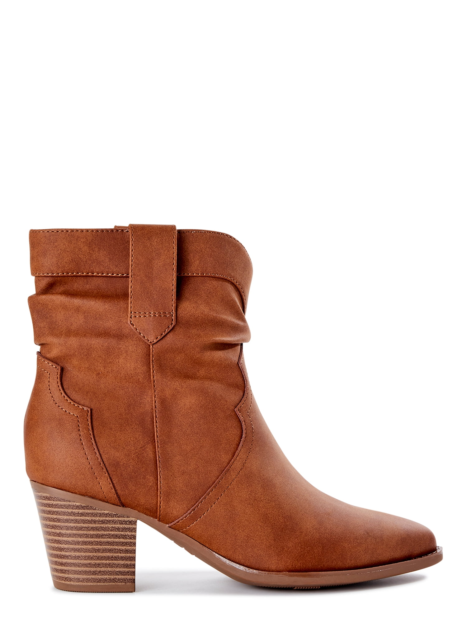 Time and Tru Women's Western Slouch Boots